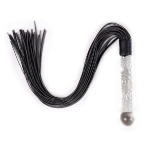Bound Flogger med Glas Dildo