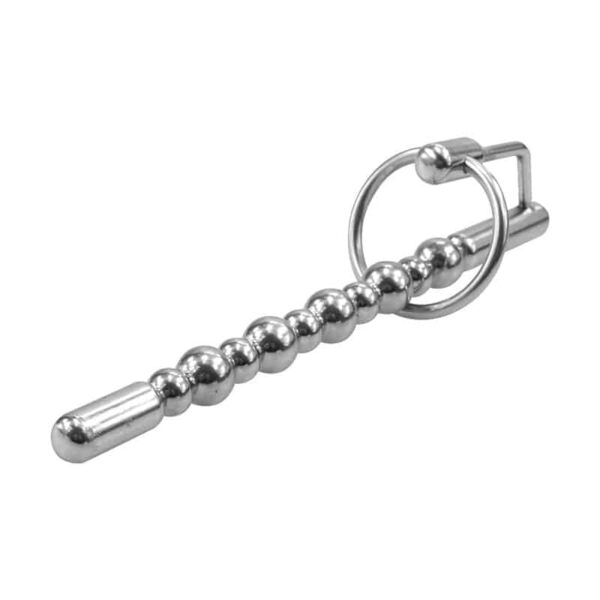 Bound Ribbet Penis Plug med Glansring