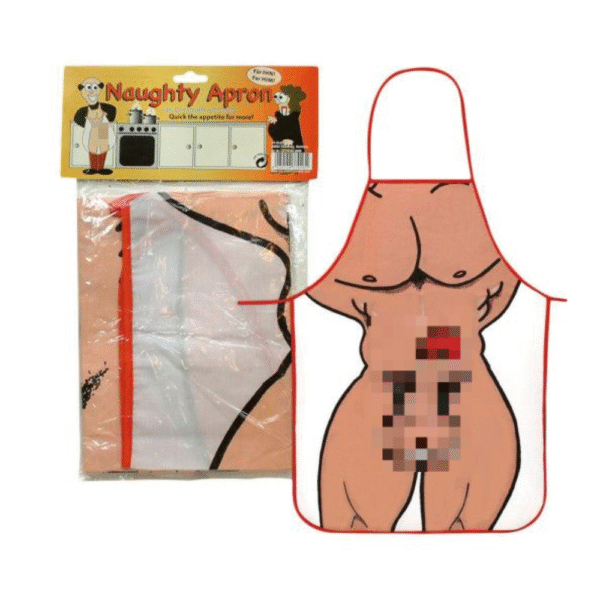 Frækt forklæde med penis