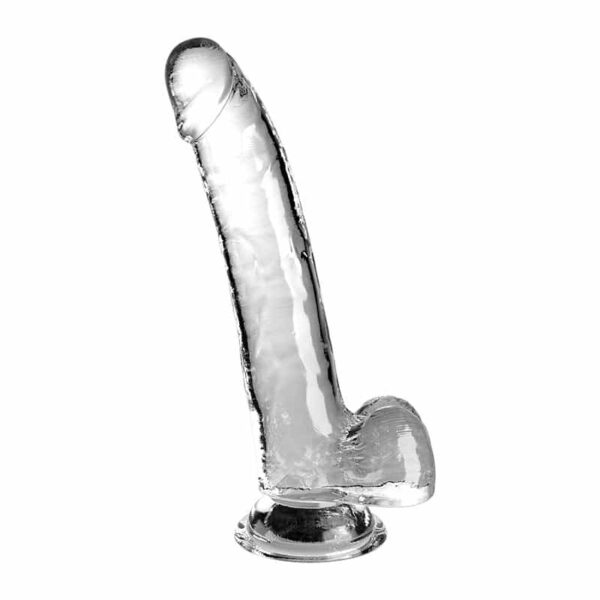 King Cock Clear Realistisk Dildo 23 cm - Transparent King Cock Clear Realistisk Dildo 23 cm - Transparent