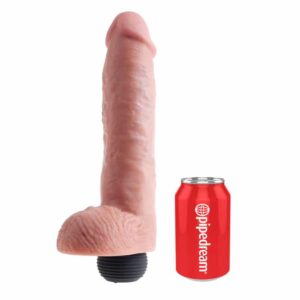 King Cock® Sprøjte Dildo med Kugler 28 cm King Cock® Sprøjte Dildo med Kugler 28 cm