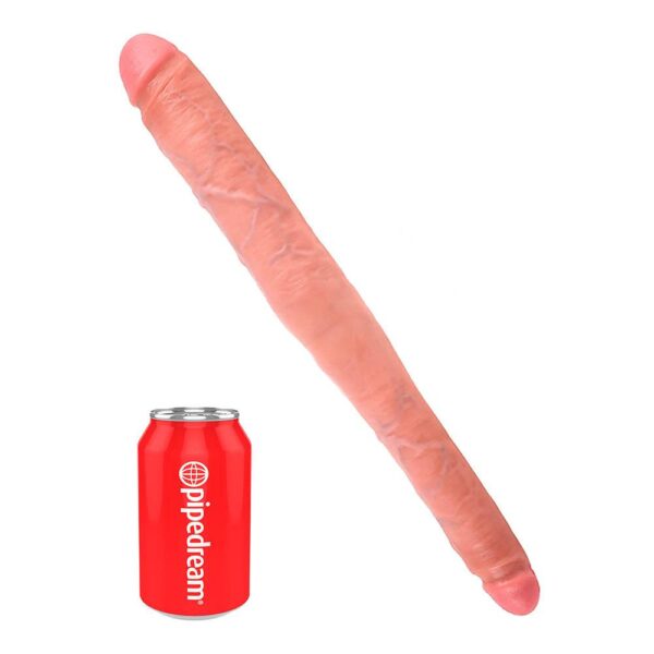 King CockÂ® Tilspidset Dobbelt Dildo 41 cm