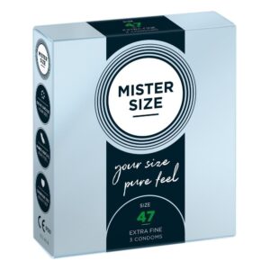 Mister Size 47 mm - Kondomer-3 stk.