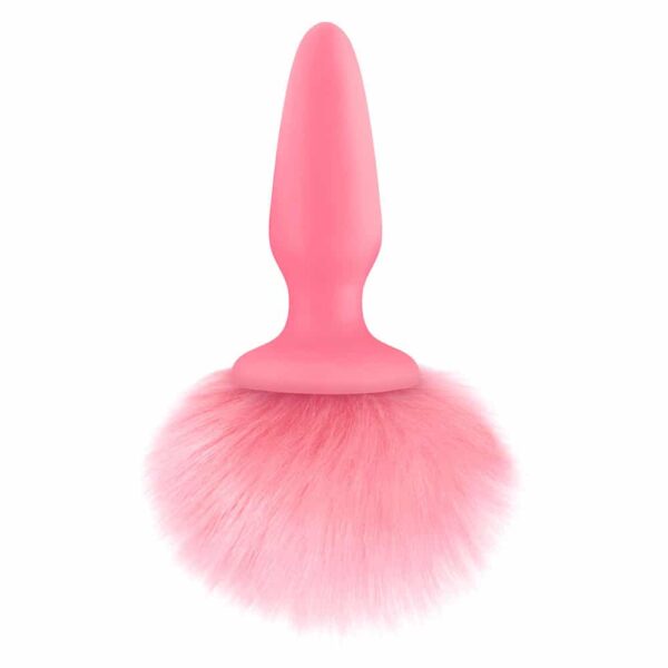 NS Novelties Bunny Tails Buttplug - Lyserød NS Novelties Bunny Tails Buttplug - Lyserød