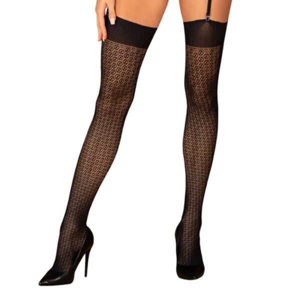 Obsessive Norides Strømper til Hofteholder Sort