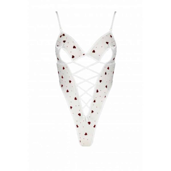 Passion Lovelia Bodystocking Hvid - XXL/XXXL