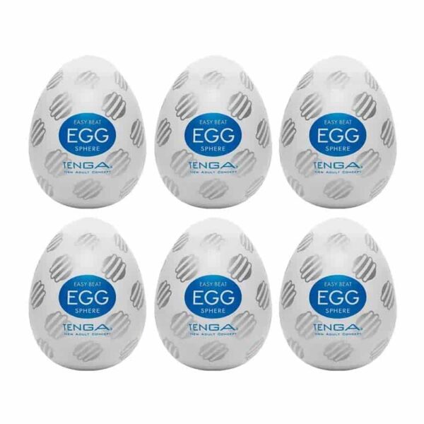 TENGA Egg Sphere Onani Håndjob til Mænd 6 stk.