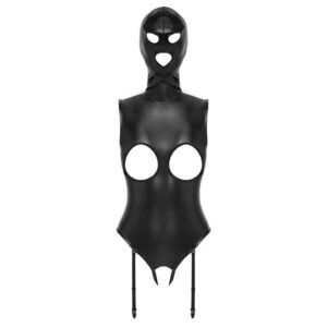 Bad Kitty Åben Bodystocking med Maske - S