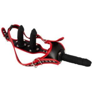 Bad Kitty Strap-On Harness Rød og Sort - S/M Bad Kitty Strap-On Harness Rød og Sort - S/M